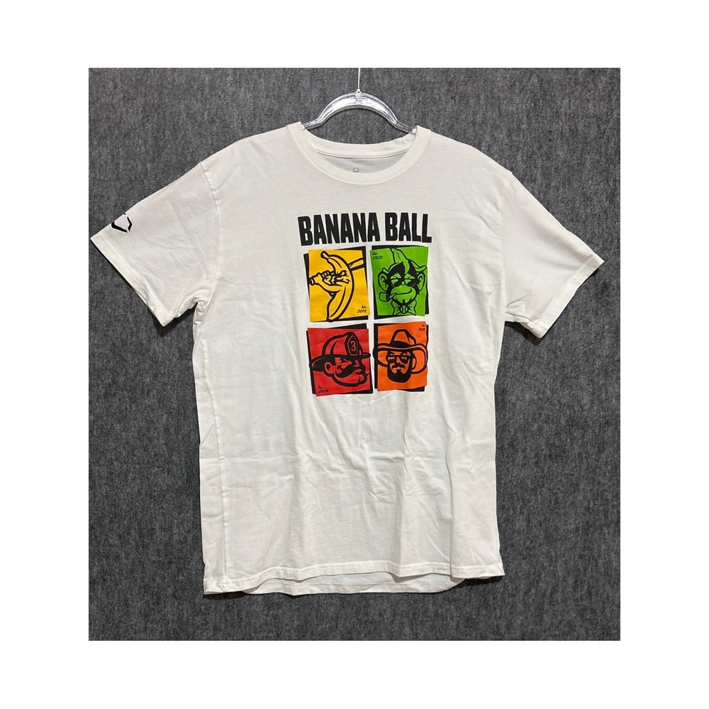 Evoshield Savannah Bananas Banana Ball Graphic T-Shirt Mens XL White Baseball